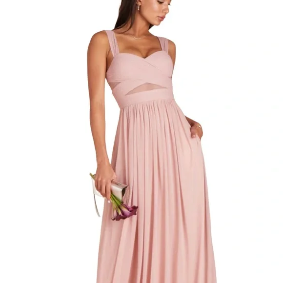 birdy grey elsye dress Birdy Grey ELSYE DRESS MESH SAGE MEDIUM NEW NWT WEDDING BRIDESMAID